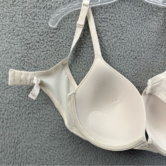 Cacique Smooth Boost Plunge Bra Ivory Off White Women's‎ 36DD E - Picture 3 of 6